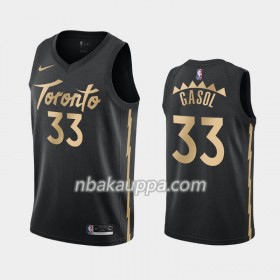 Toronto Raptors Marc Gasol 33 Nike 2019-2020 City Edition Pelipaidat Swingman - Miesten